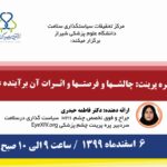 Preprint, Challenges and Opportunities وبینار پـره پرینت: چالشـها و فرصتـها و اثـرات آن برآینده علم